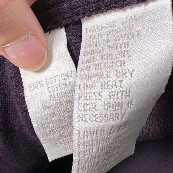 Jones New York Sport Vintage Purple Velvet Overshirt Jacket XL 1X - Picture 7 of 7